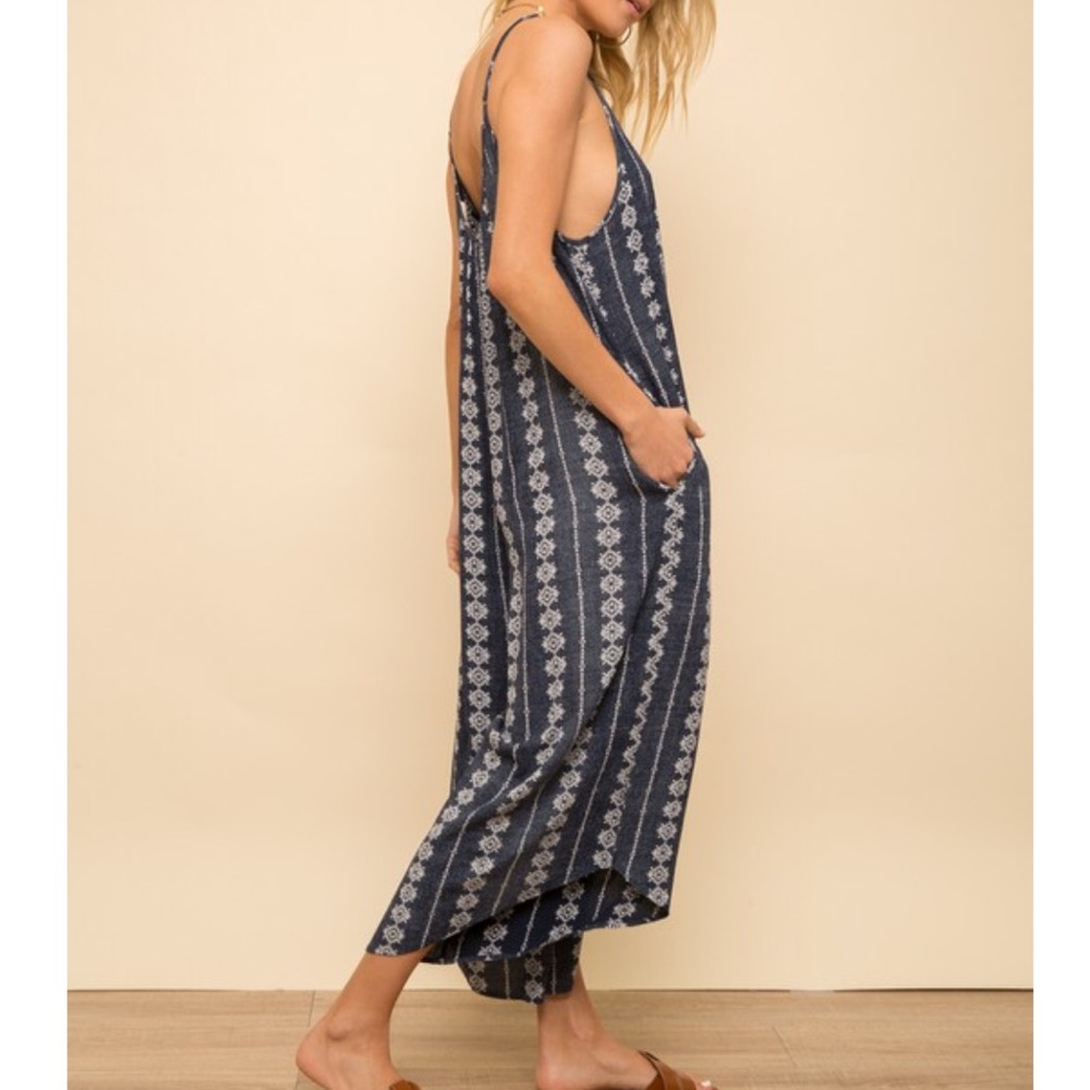 Emily~Wide Leg Jumpsuit - Picture 3 of 6